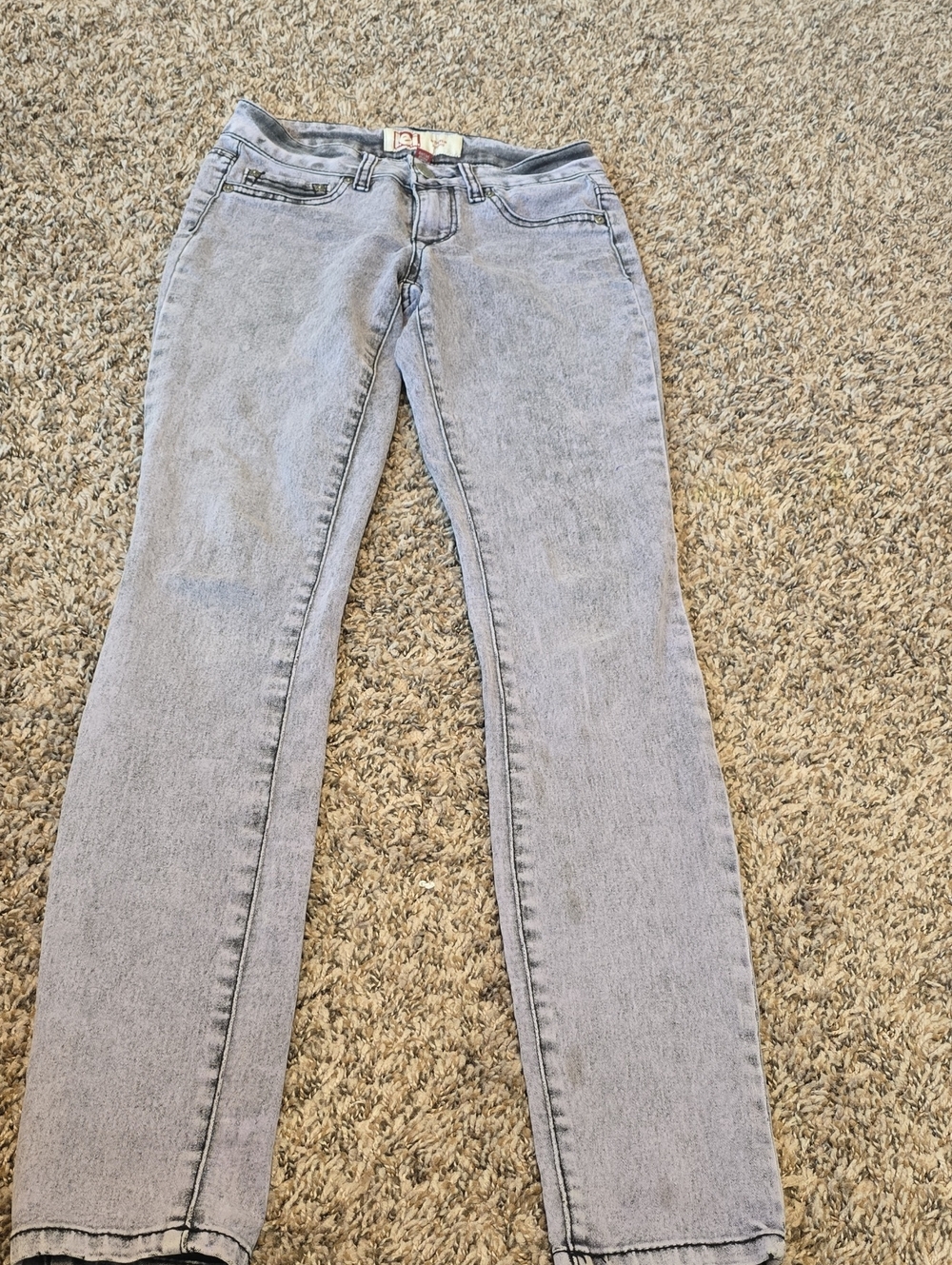 lei Light Gray Straight Leg Girl Jeans